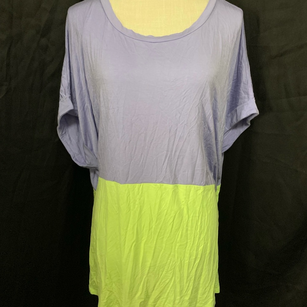 Twiggy London XL Lime Lavender Top